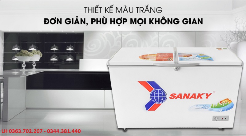 Thiết kế tủ đông Sanaky VH-4099A1 phù hợp mọi không gian
