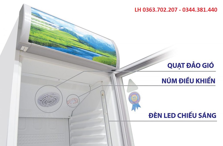 Hệ thống đèn LED được trang bị tối ưu quanh viền tủ